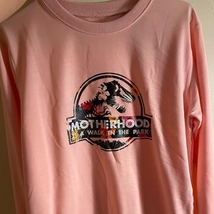 Pink sweatshirt large